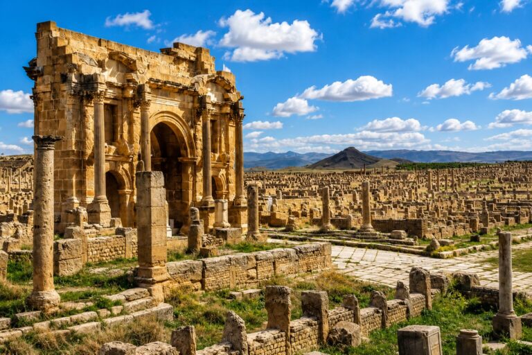 Ville antique de Timgad à Batna en Algérie