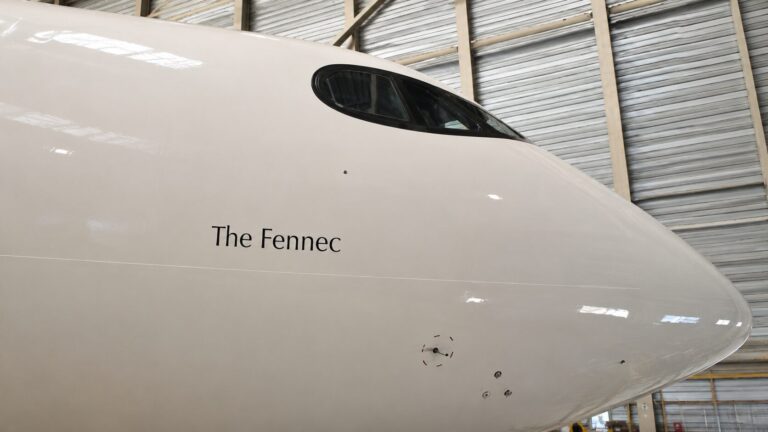 Avion Air Algérie The Fennec illustrant les vols vers l’Algérie en 2026