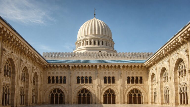 architecture grande mosquee emir abdelkader constantine algerie.webp Tramway en Algérie : villes desservies, lignes, stations, horaires, tarifs et billets